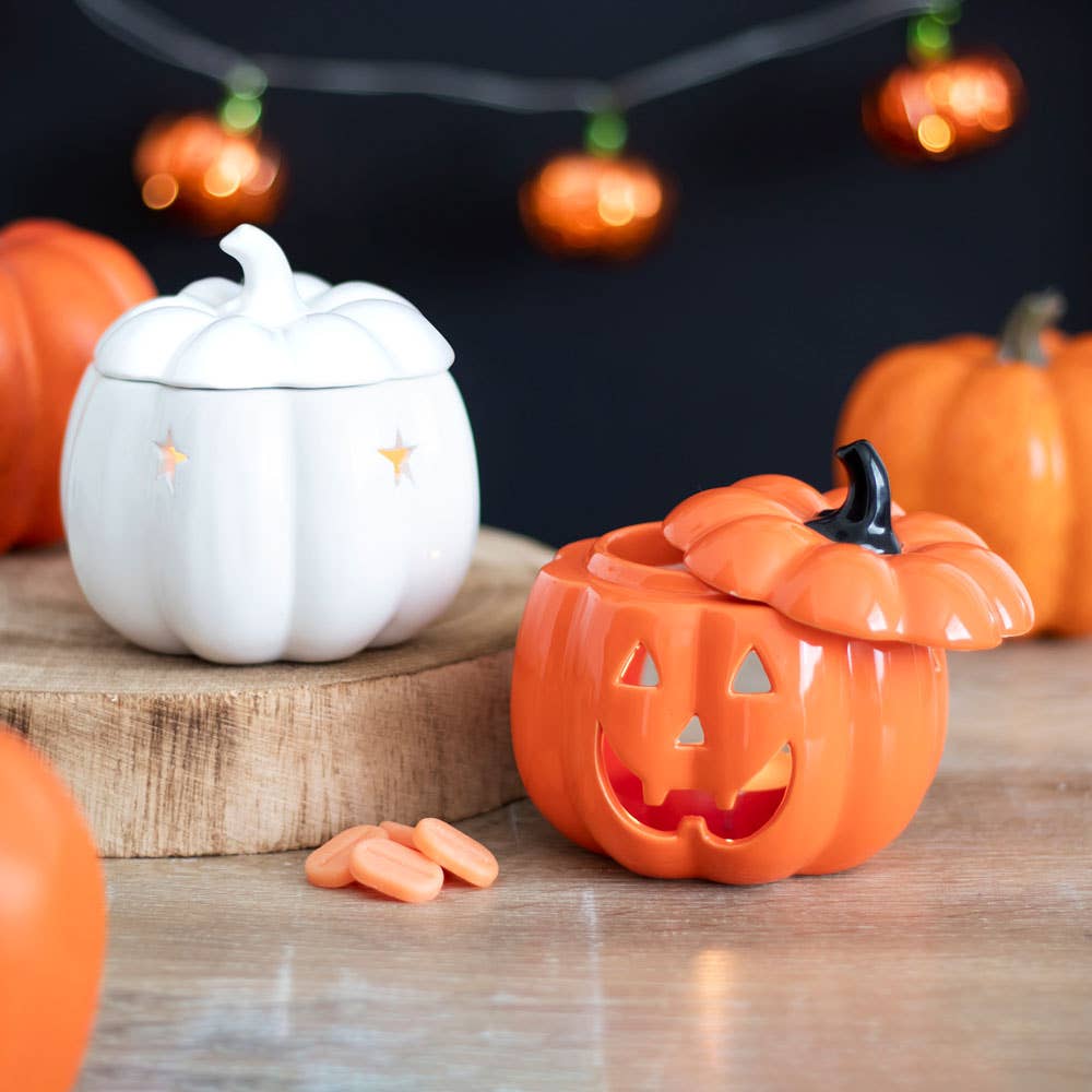 Orange Halloween Jack-O-Lantern Wax Warmer