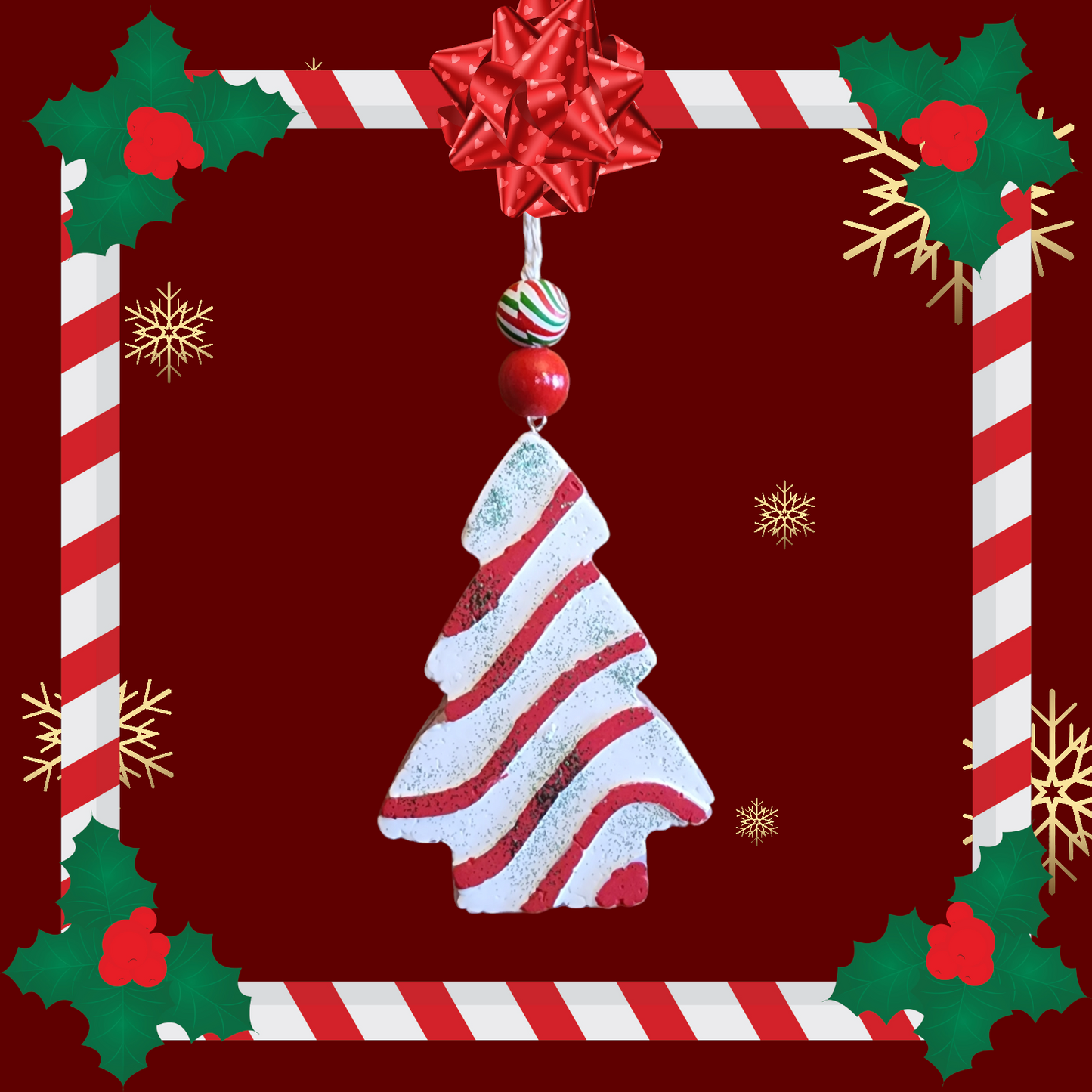 Little Debbie Christmas Tree Cake Car Freshie