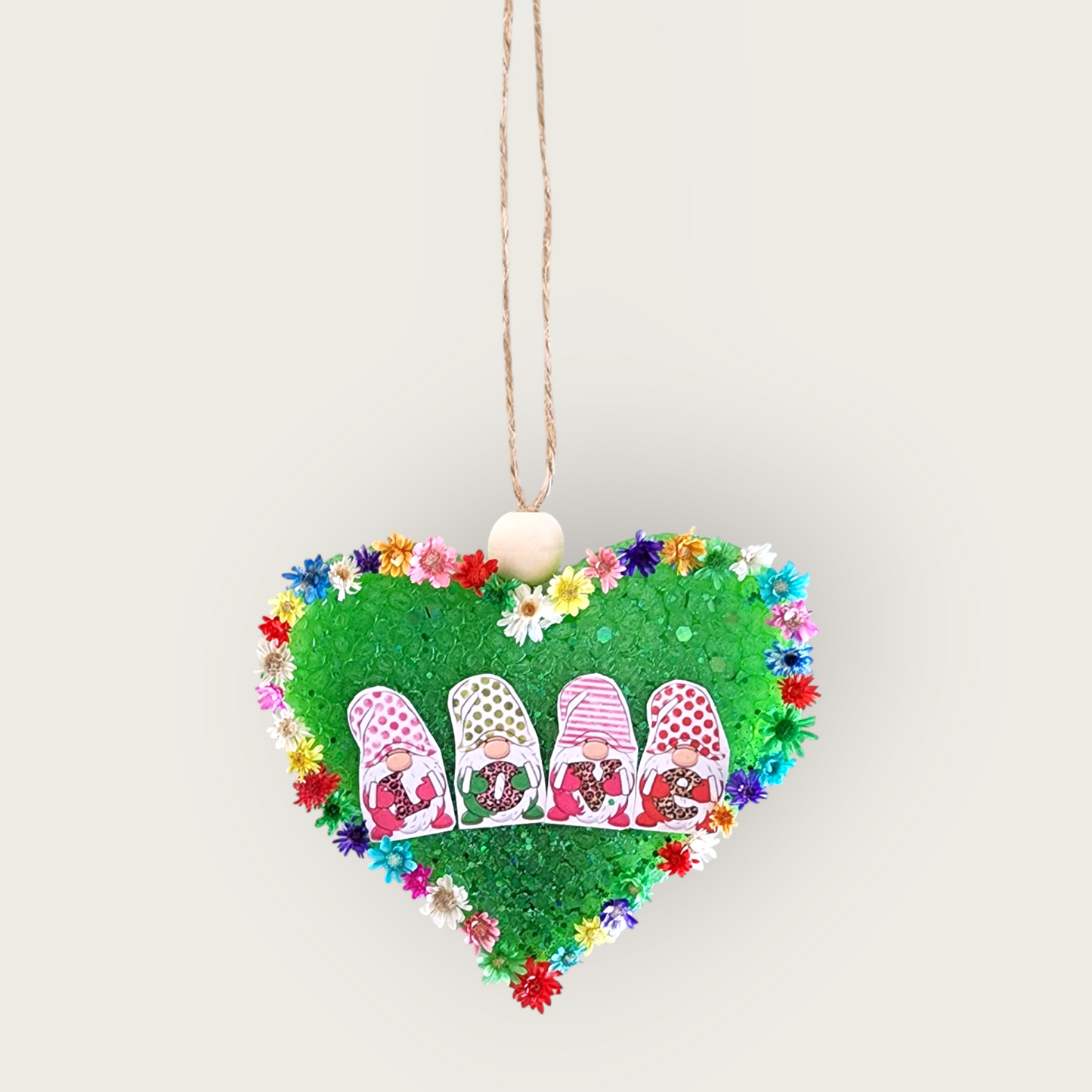 Gnome Love Black Cherry Car Freshie