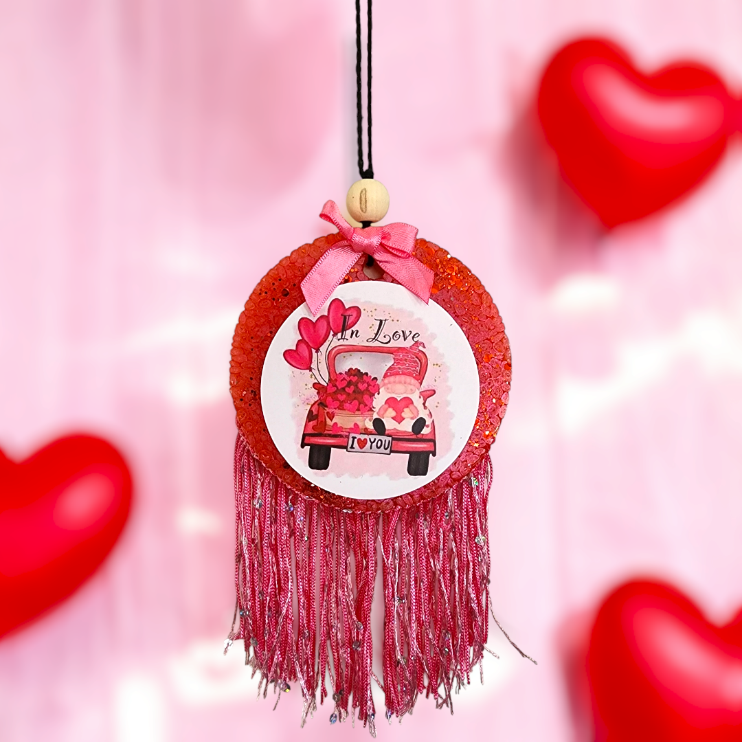 Valentine's Day Black Cherry Car Freshie