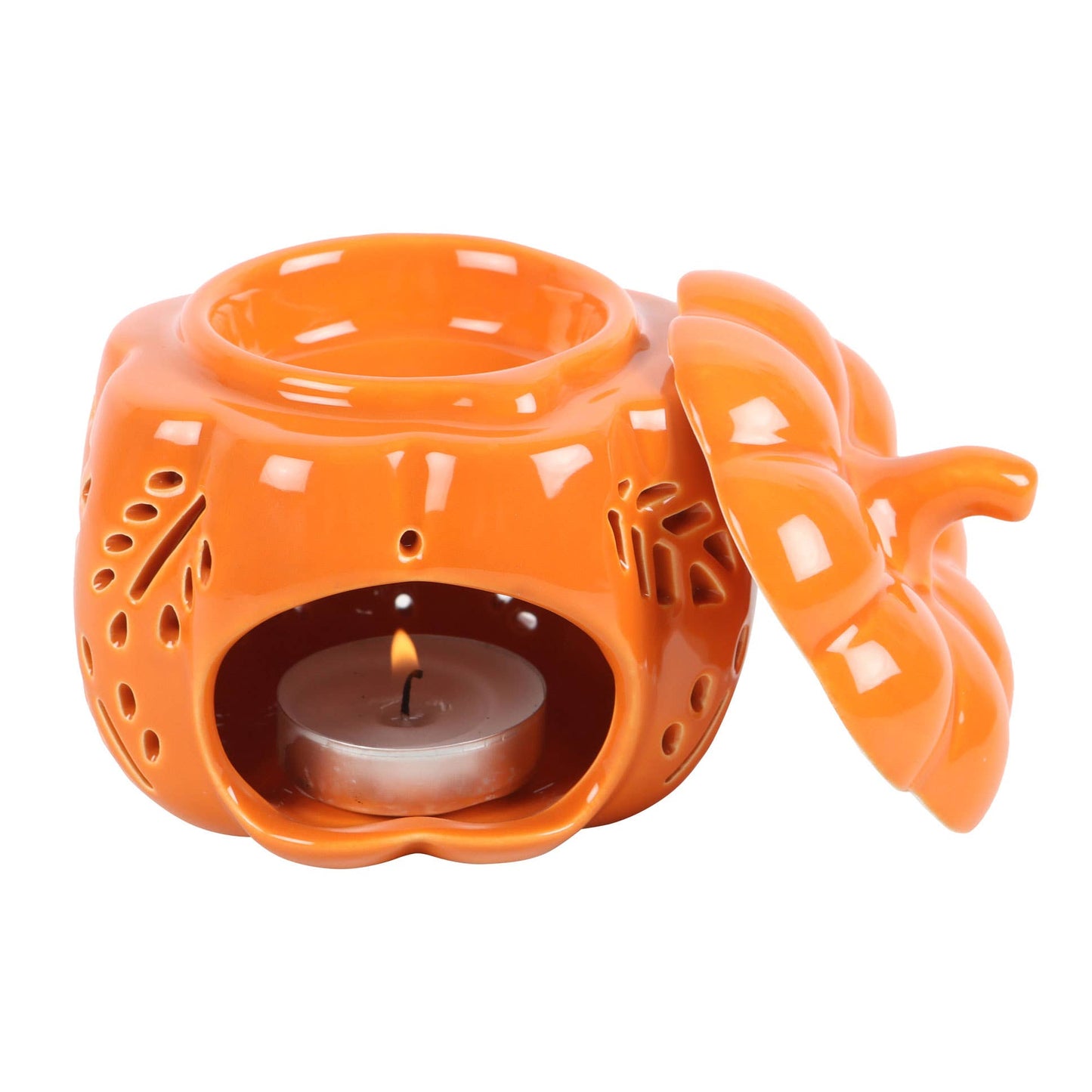 Orange Autumn Leaves Fall Pumpkin Wax Warmer
