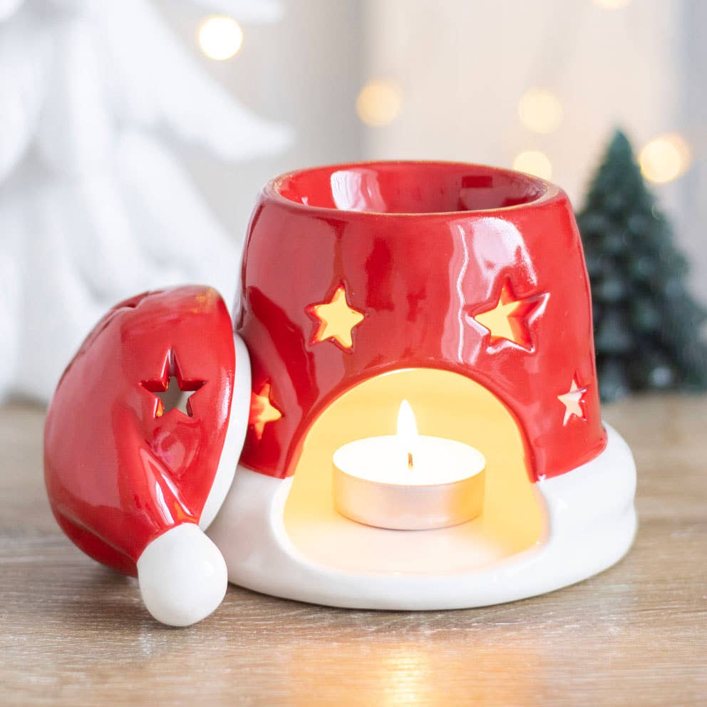 Red Christmas Santa Hat Wax Warmer
