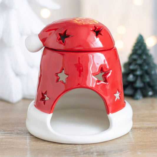 Red Christmas Santa Hat Wax Warmer