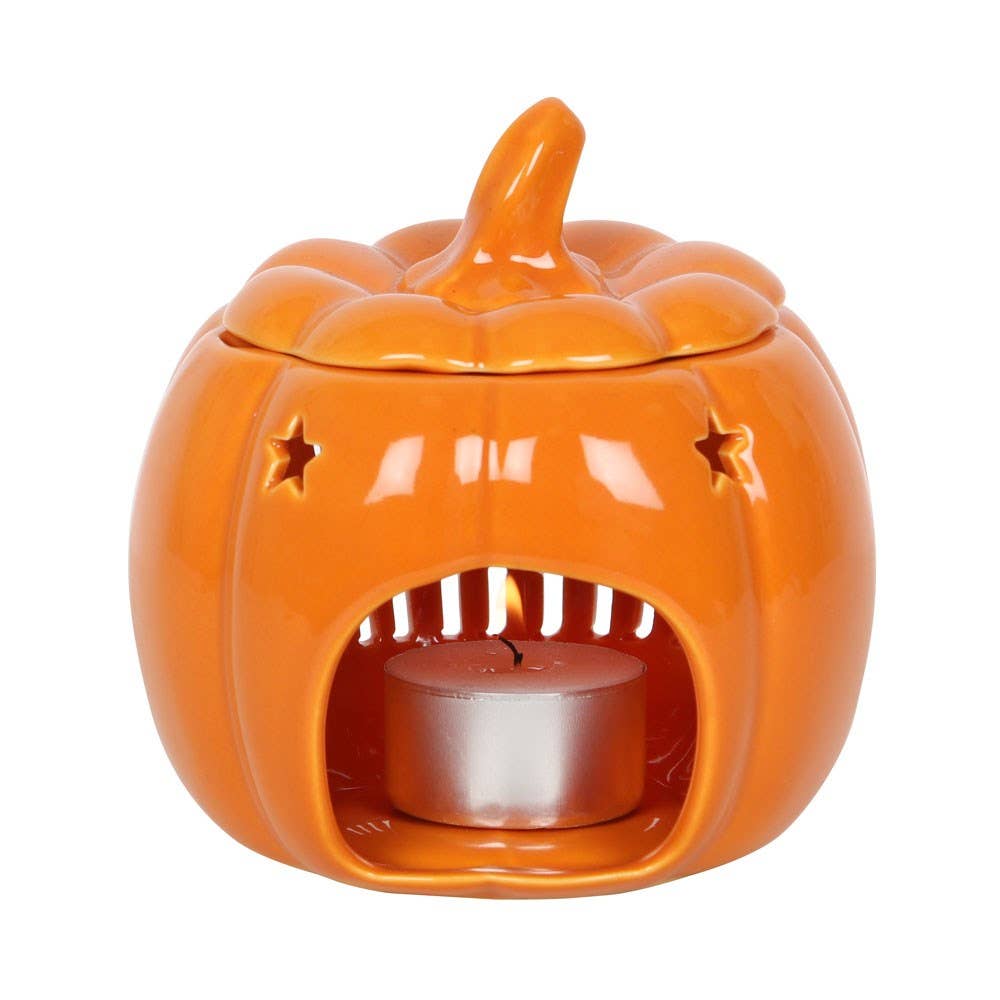 Hello Autumn Fall Pumpkin Oil Burner and Wax Warmer