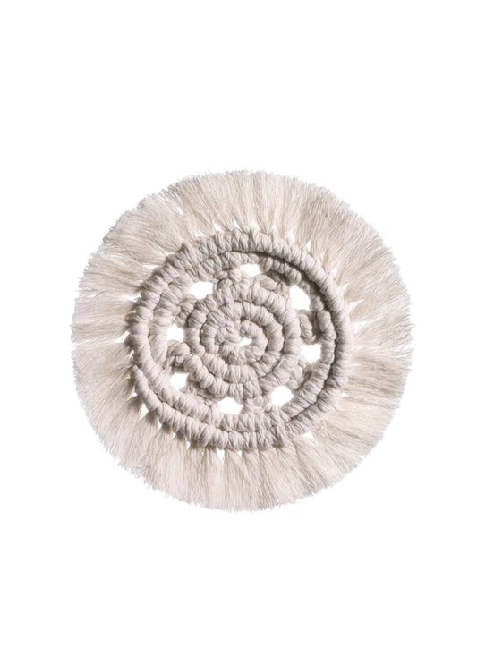 Macrame Coaster Set of 2